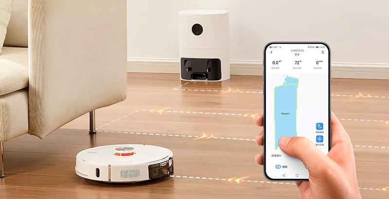 Робот-пылесос Lydsto Robot Vacuum Cleaner YM-S1-W03 S1 (белый)