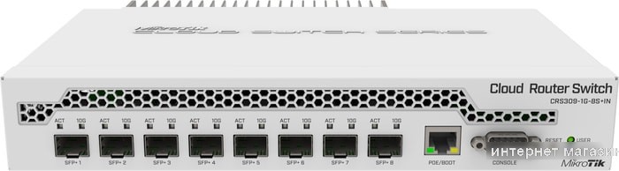 Коммутатор Mikrotik CRS309-1G-8S+IN