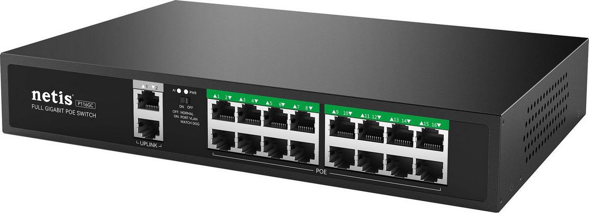 Неуправляемый коммутатор Netis P116GC