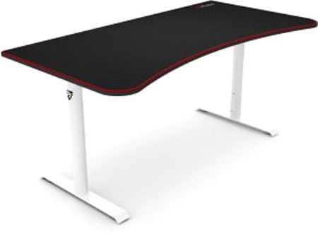 Компьютерный стол Arozzi Arena Gaming Desk (черный/белый)