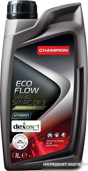 Моторное масло Champion Eco Flow 5W-30 SP/RC D1-3 1л
