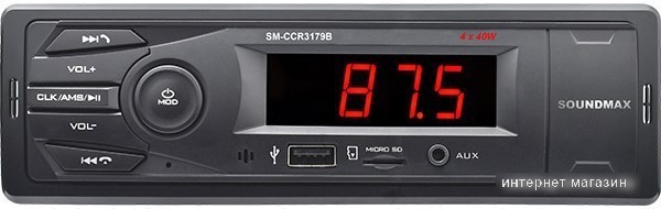 USB-магнитола Soundmax SM-CCR3179B