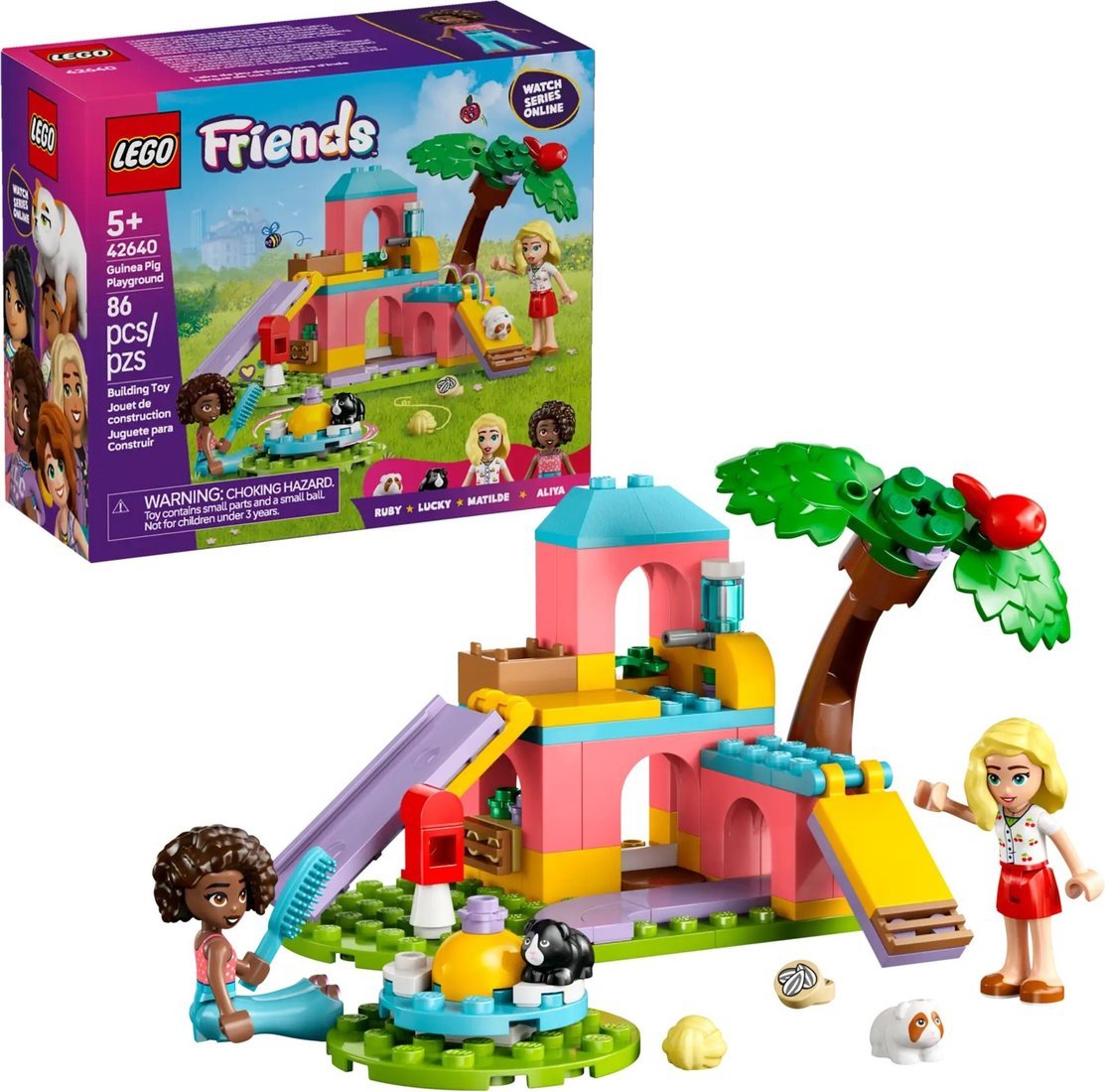 Конструктор LEGO Friends 42640 Игровая площадка для морских свинок