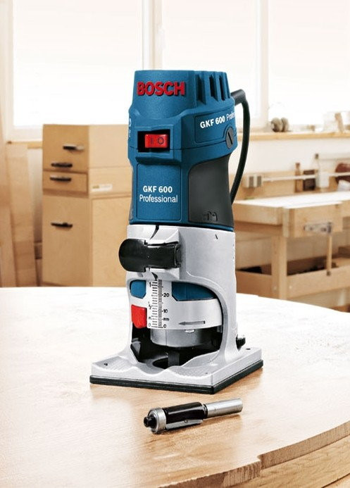 Кромочно-петельный фрезер Bosch GKF 600 Professional (060160A100)