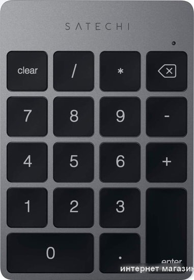 Цифровой блок Satechi Aluminum Slim Rechargeable Bluetooth Keypad (серый космос)
