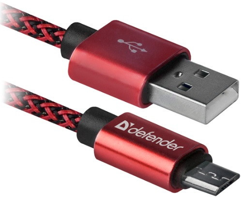 Кабель Defender USB08-03T (красный)