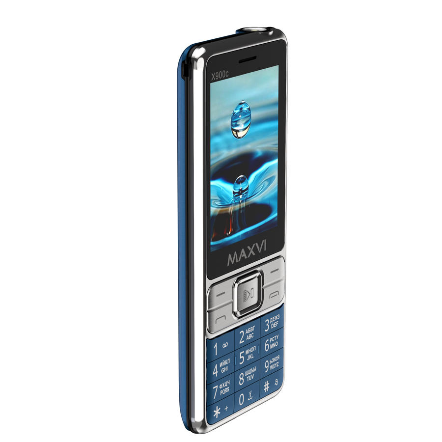 Телефон Maxvi X900c (синий)