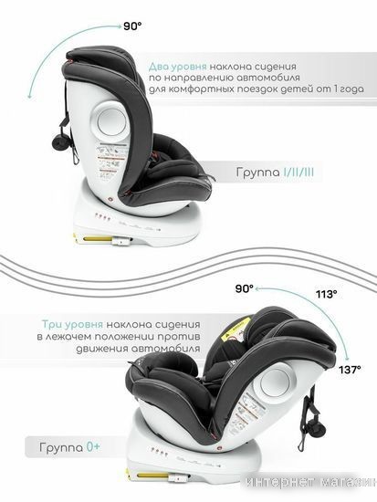 Детское автокресло Amarobaby Champion Isofix AMARO-2008CH-Ch (черный)