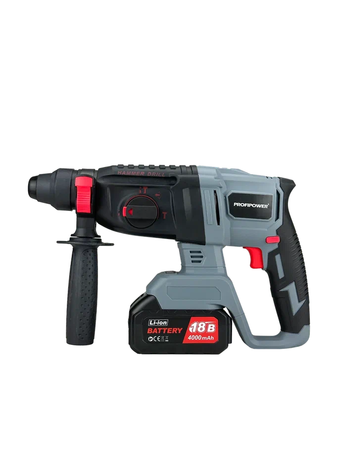 Profipower MKDGA-18V (перфоратор, гайковерт, болгарка, 2 АКБ)