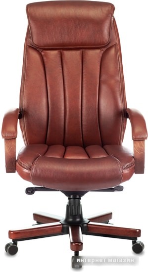 Кресло Бюрократ T-9922WALNUT/CHOK (светло-коричневый)