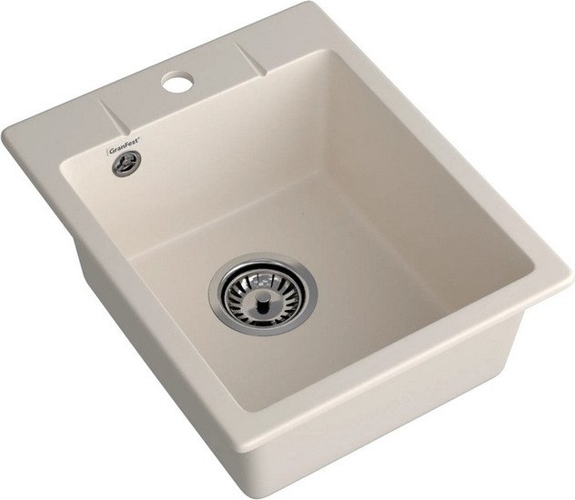 Кухонная мойка GranFest QUARZ GF-UR-240 (белый)
