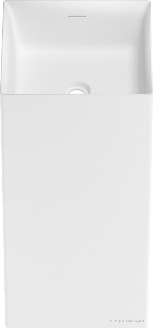 Умывальник Wellsee Pure BY Wellsee 230712000 (отдельностоящий, без отверстия под смеситель, матовый белый)