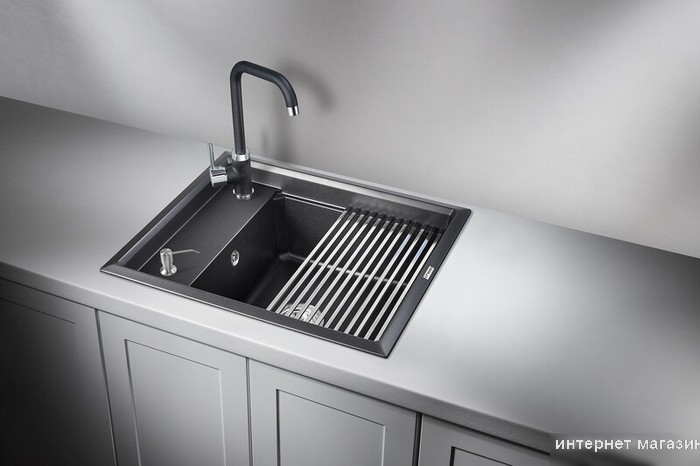 Кухонная мойка Granula KS-6004 (черный)