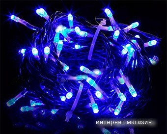 Новогодняя гирлянда ULED ULED-SL-100-24V-(W-F-WW/W)