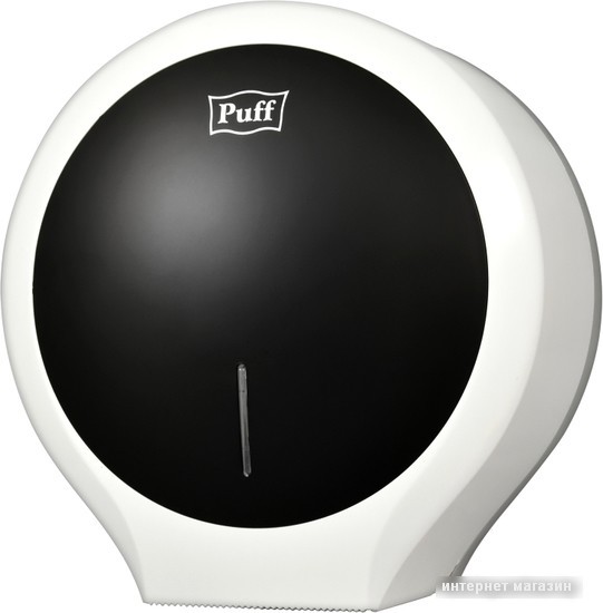 Диспенсер для туалетной бумаги Puff 7135S (белый/черный)