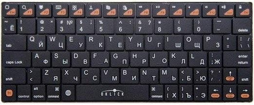 Клавиатура Oklick 840S Wireless Bluetooth Keyboard