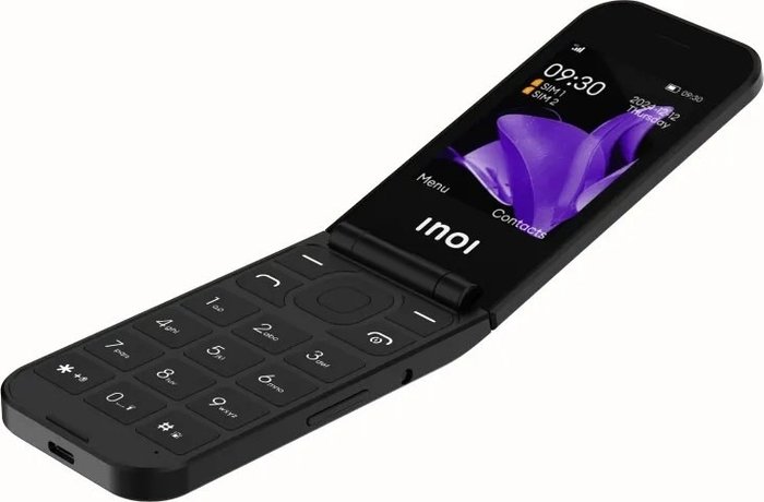 Телефон Inoi 284 Flip 4G (черный)