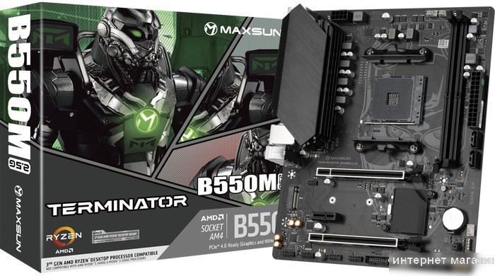 Материнская плата Maxsun Terminator B550M 2.5G