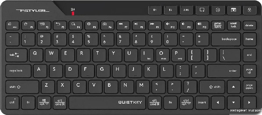 Клавиатура A4Tech Fstyler FBK26C AS (черный)