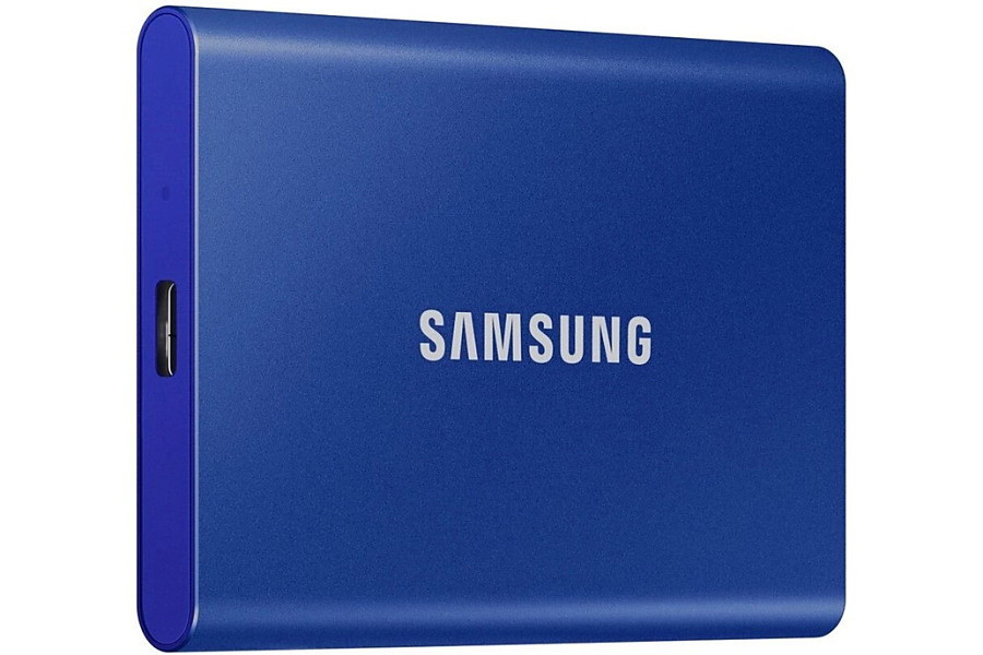 Внешний накопитель Samsung T7 500GB (синий)