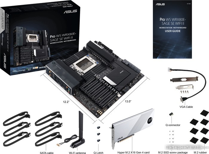 Материнская плата ASUS Pro WS WRX80E-SAGE SE WIFI II