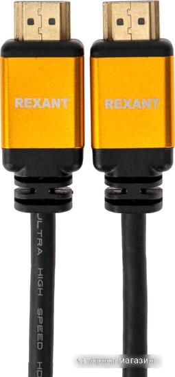 Кабель Rexant HDMI - HDMI 17-6004 (2 м, черный)