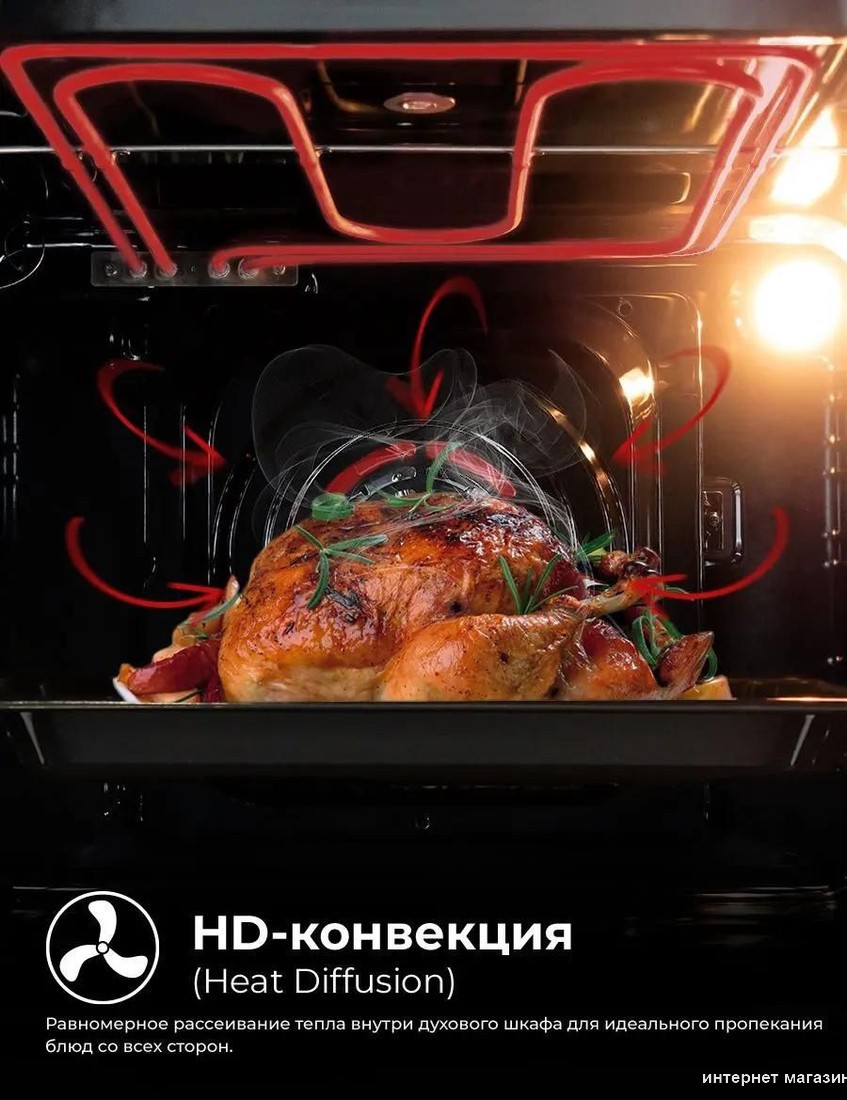 Электрический духовой шкаф LEX EDS 101 GR