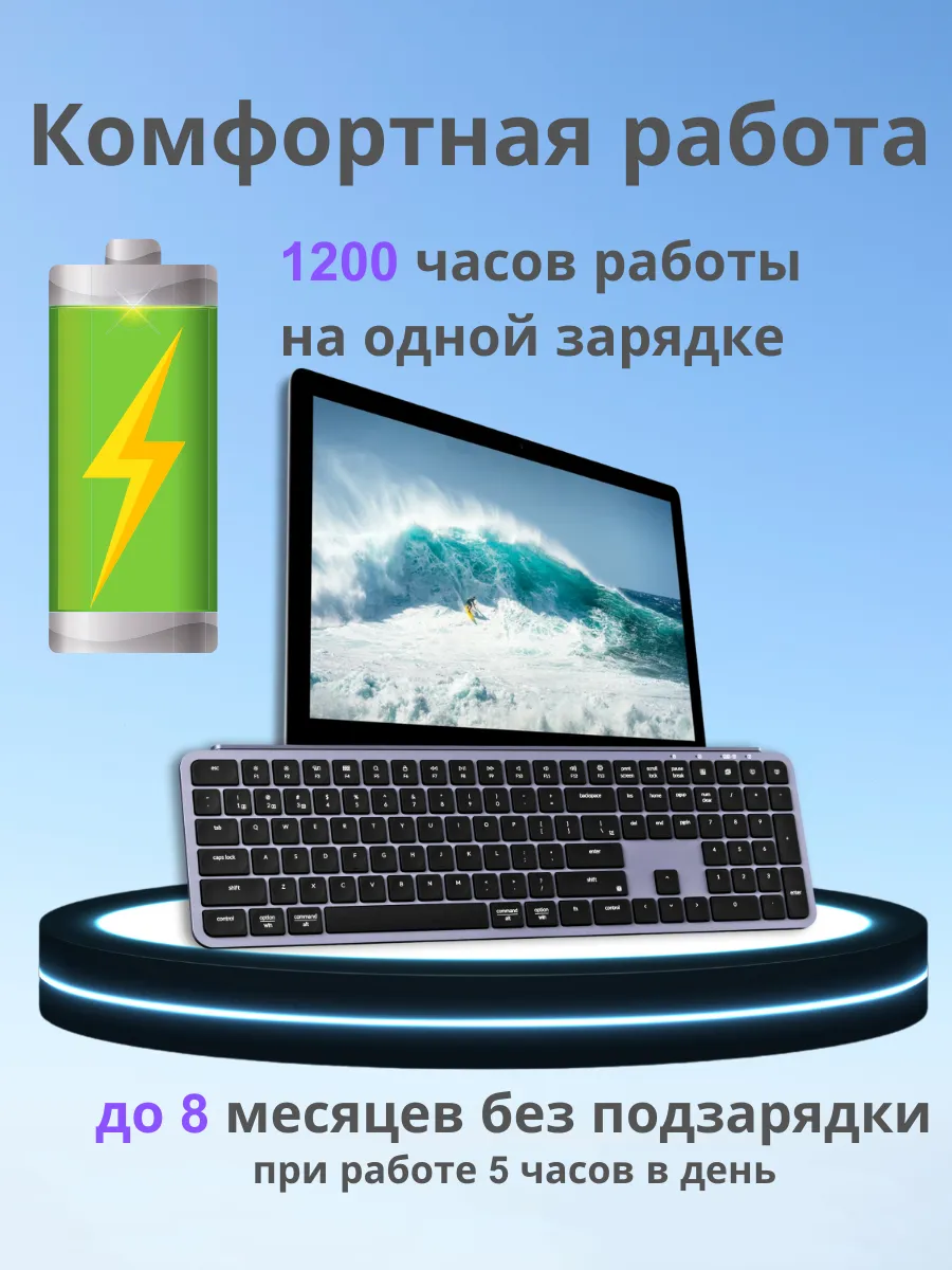 Клавиатура Keychron B6 Pro B6P-K1-RU (серый космос)