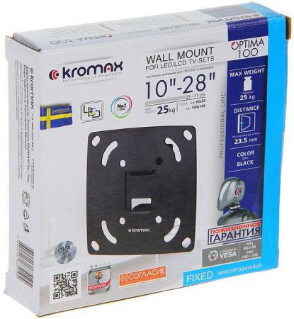 Кронштейн Kromax OPTIMA-100 (черный)