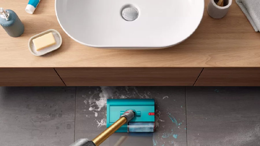 Вертикальный пылесос с влажной уборкой Dyson V15s Detect Submarine 449798-01