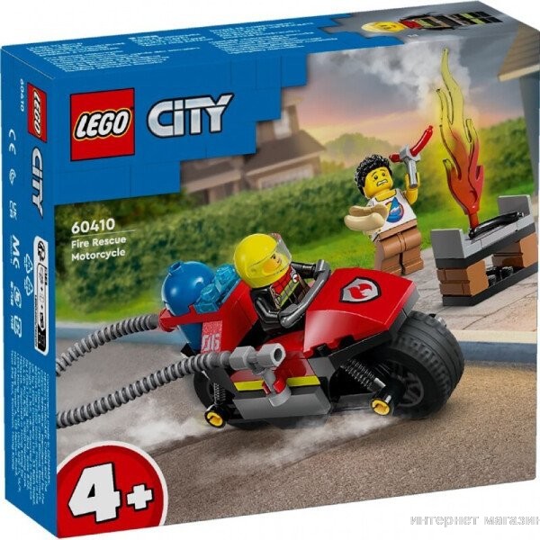 Конструктор LEGO City 60410 Пожарный мотоцикл