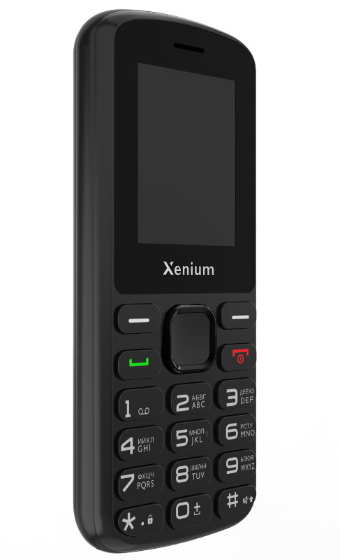 Кнопочный телефон Xenium X170 (черный)