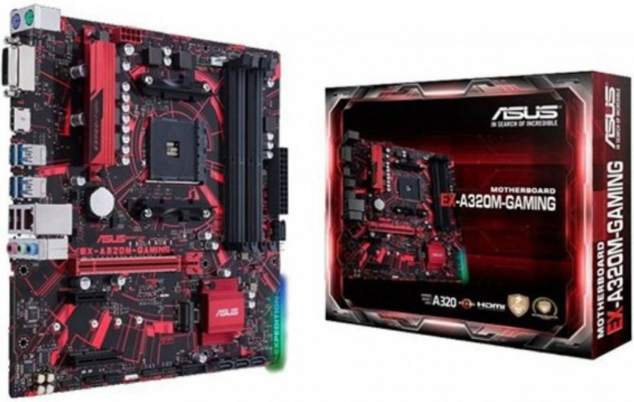 Материнская плата ASUS EX-A320M-GAMING