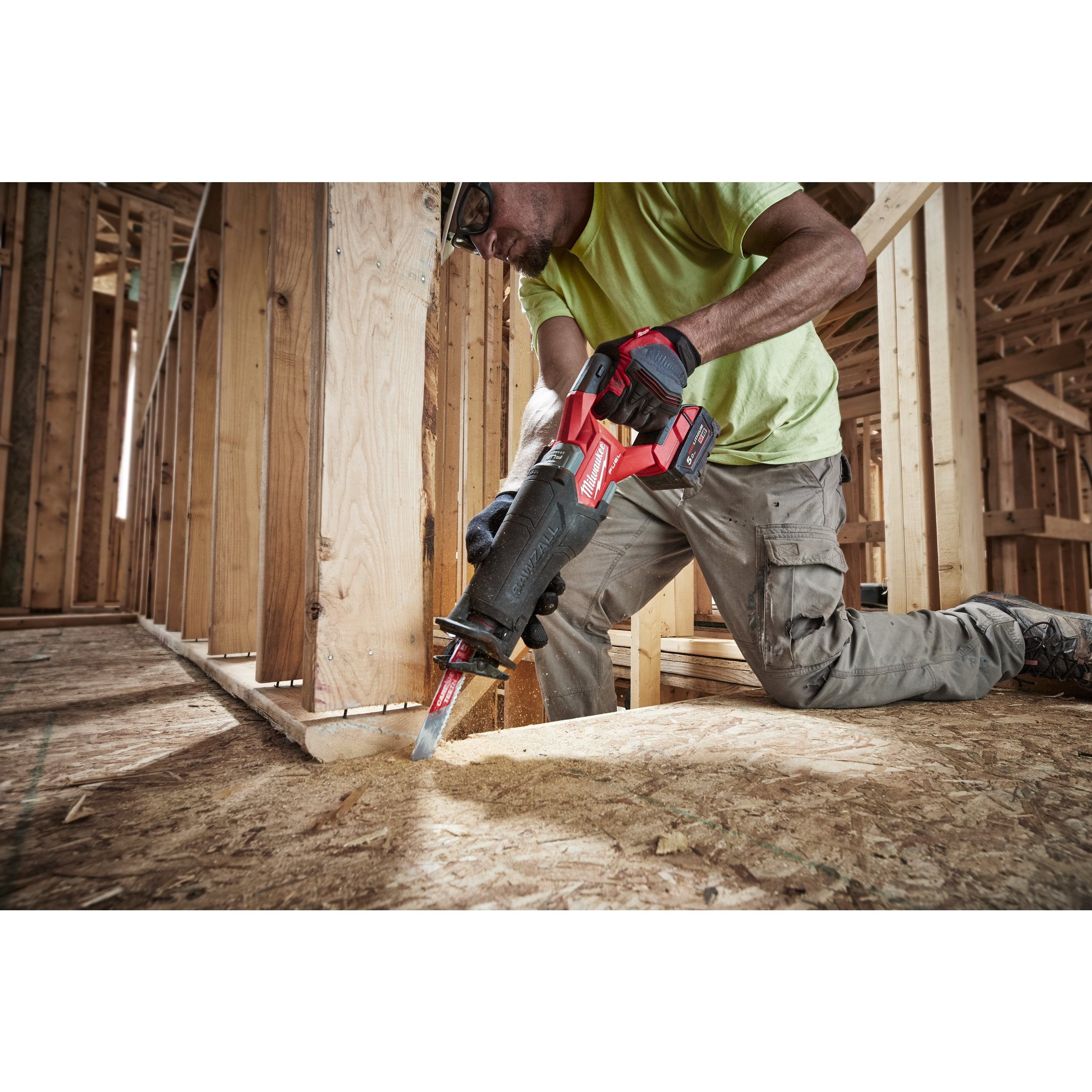 Сабельная пила Milwaukee Fuel M18 M18FSZ-502X 4933478291 (с 2-мя АКБ, кейс)