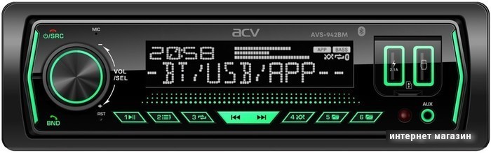 USB-магнитола ACV AVS-942BM