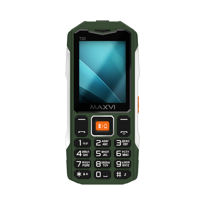 Кнопочный телефон Maxvi T20 (зеленый)