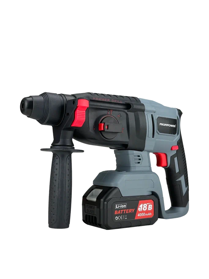 Profipower MKDGA-18V (перфоратор, гайковерт, болгарка, 2 АКБ)