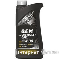 Моторное масло Mannol O.E.M. for chevrolet opel 5W-30 1л