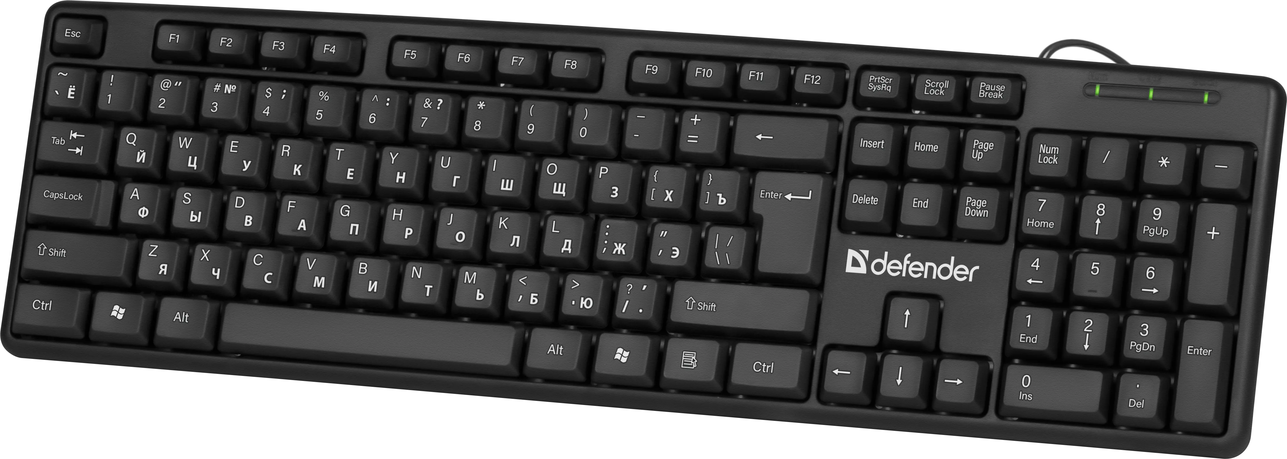 Клавиатура Defender Element HB-520 USB (черный)