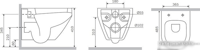 Унитаз AM.PM Spirit V2.0 C701700SC