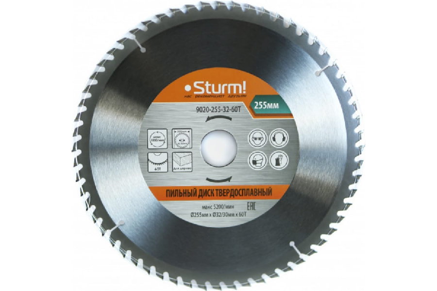 Пильный диск Sturm 9020-255-32-60T