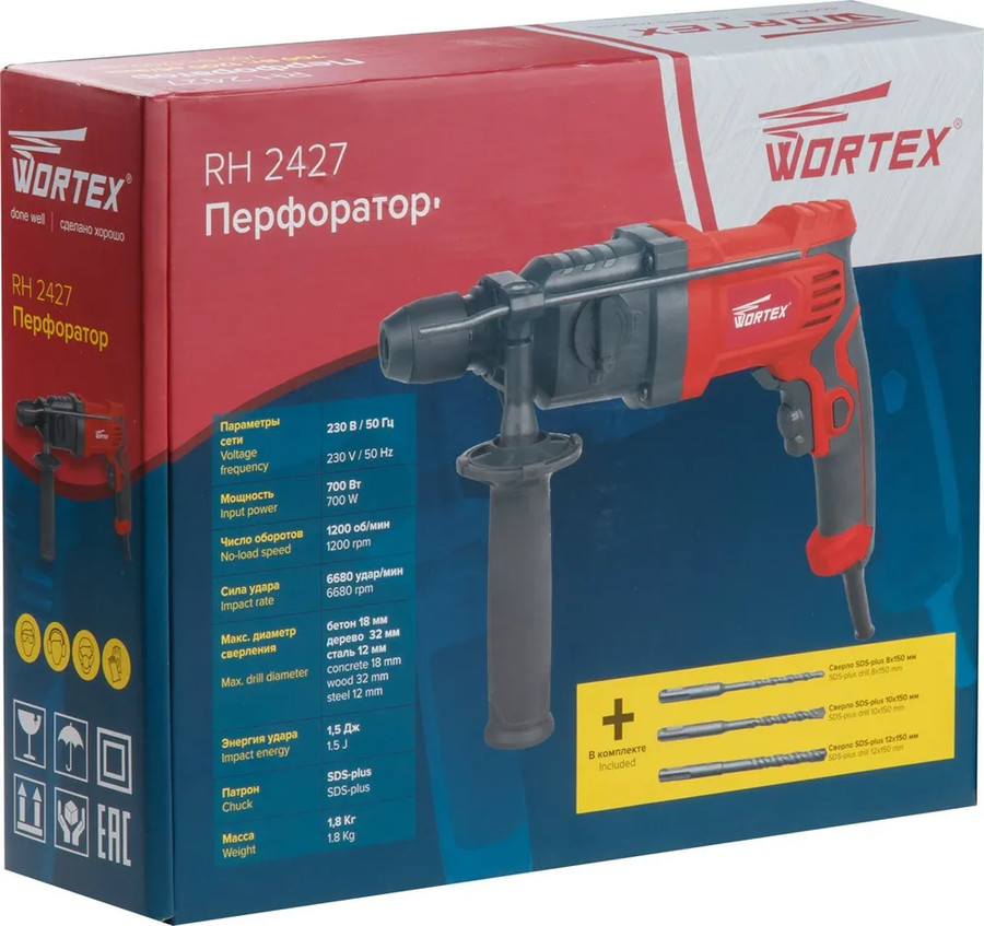 Перфоратор Wortex RH 2427 RH242700025