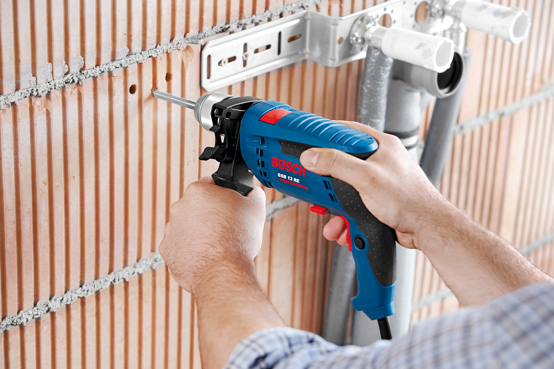 Ударная дрель Bosch GSB 13 RE Professional (0601217100)