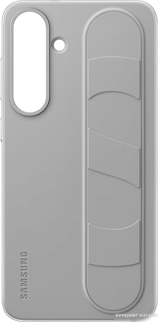 Чехол для телефона Samsung Standing Grip Case Galaxy S25+ (серый)