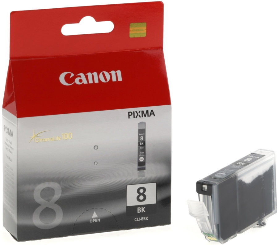Картридж-чернильница (ПЗК) Canon CLI-8BK