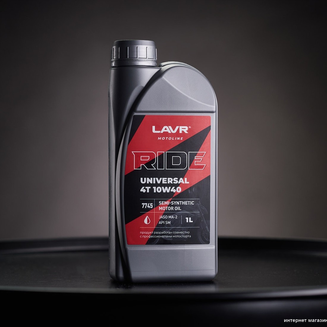 Моторное масло Lavr Ride Universal 4T 10W-40 SM Motoline 1л