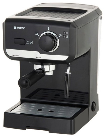 Рожковая помповая кофеварка Vitek VT-1502 BK