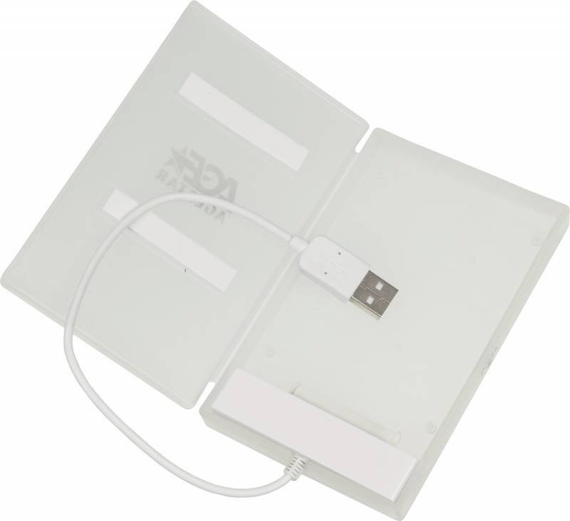 Бокс для жесткого диска AgeStar SUBCP1 White