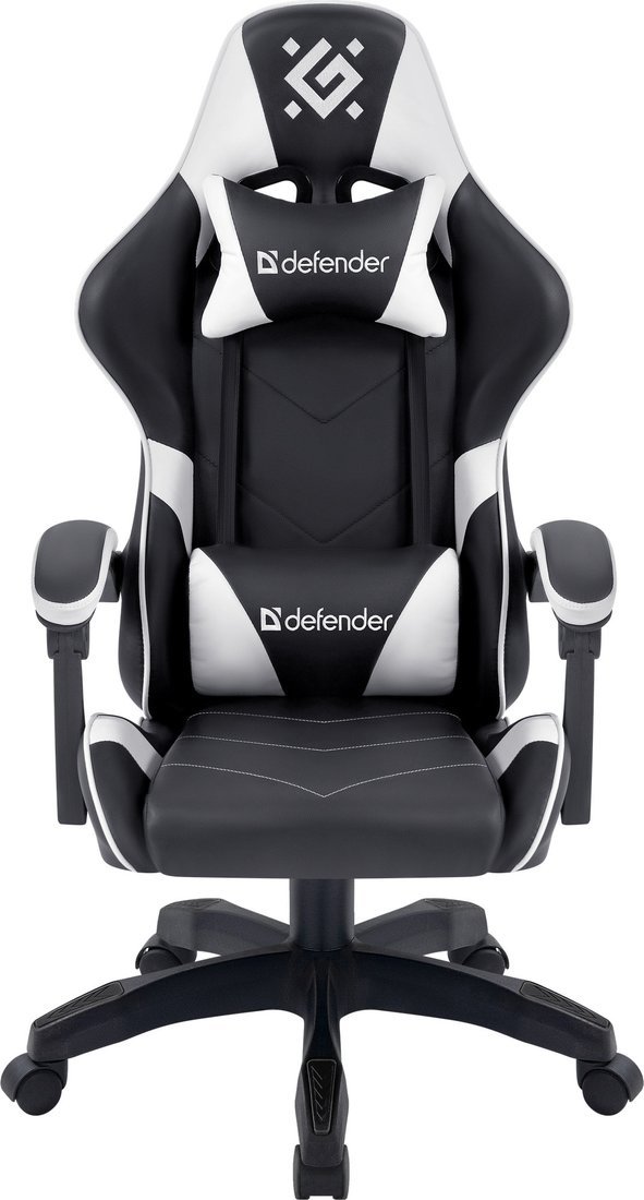 Игровое (геймерское) кресло Defender Companion (черный/белый)