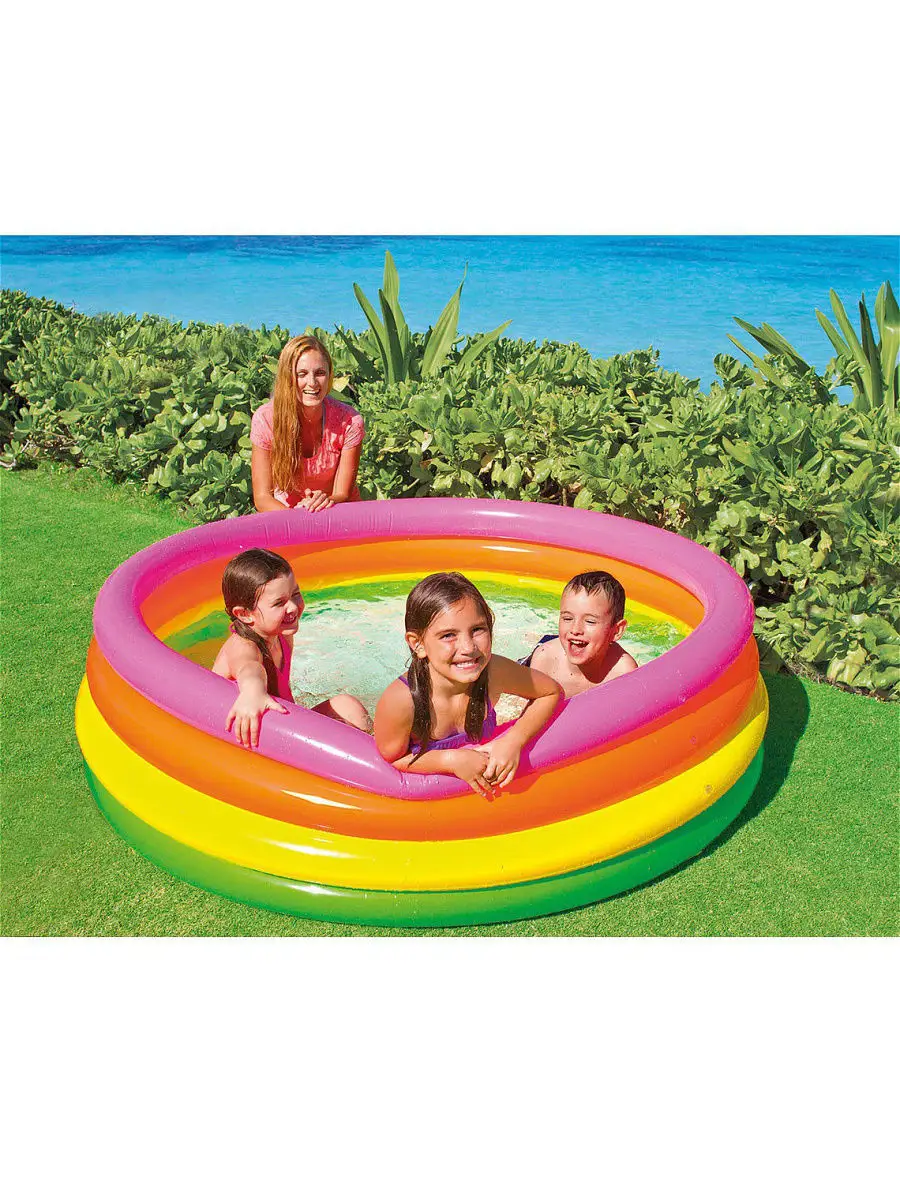 Надувной бассейн Intex Sunset Glow 168х46 (56441)
